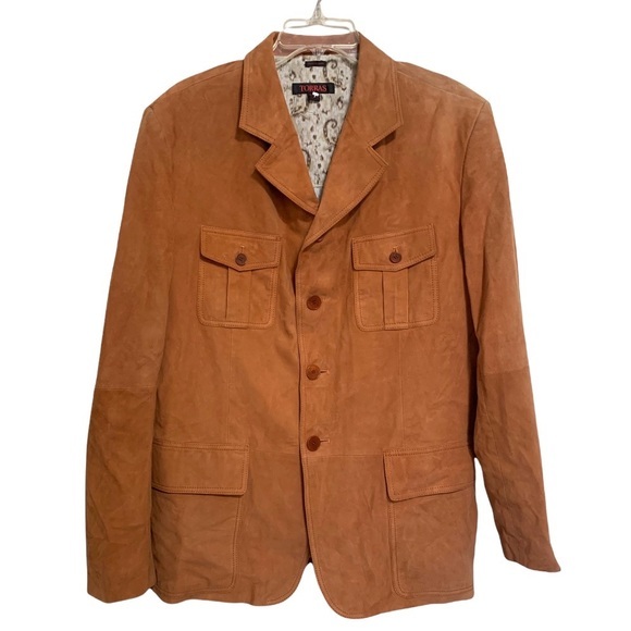 Torras | Suits & Blazers | Torras Lambskin Suede Leather Jacket Blazer ...